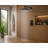 Rivera Matte Black LED Rainfall Shower with Wall Mount and Mixer