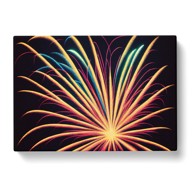 Boundless Fireworks - Wrapped Canvas, 50cm H x 76cm W x 3cm D