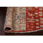 Tapis oriental en laine rond Kazak noué à la main 7 x 7