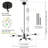 Glenarm 8-Light Modern Sputnik Sphere Chandelier-1134615059