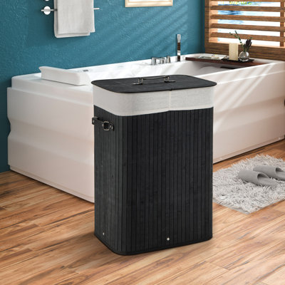 Bamboo Laundry Hamper with Handles
