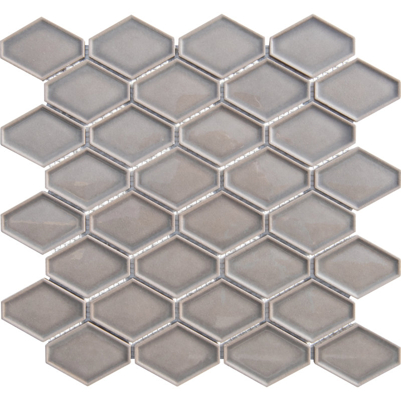 Carrelage à motif mosaïque en porcelaine 2 po x 6 po, Bois d'œuvre