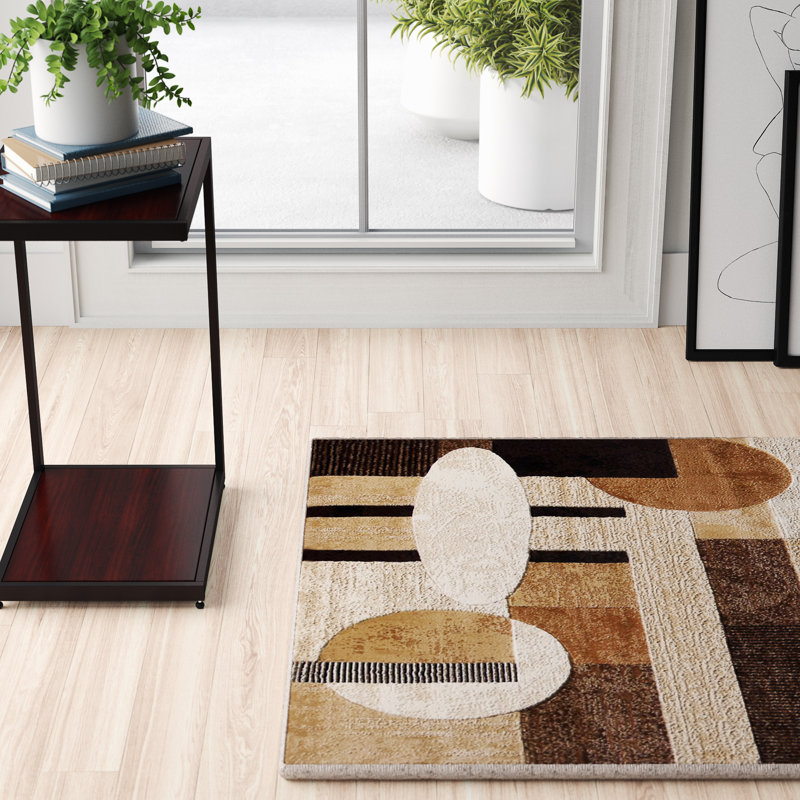 Amalyn Geometric Indoor Rug, Rectangle 1'7" x 2'8"