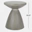 Table d'appoint d'extérieur en béton léger