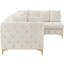 Canapé modulaire réversible en velours 108 po-82749474