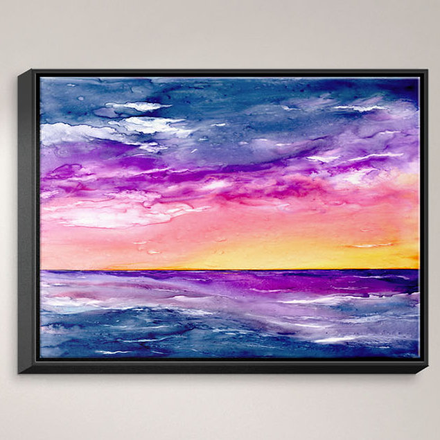 Dovecove Tormenta Framed On Canvas by Brazen Design Studio Print