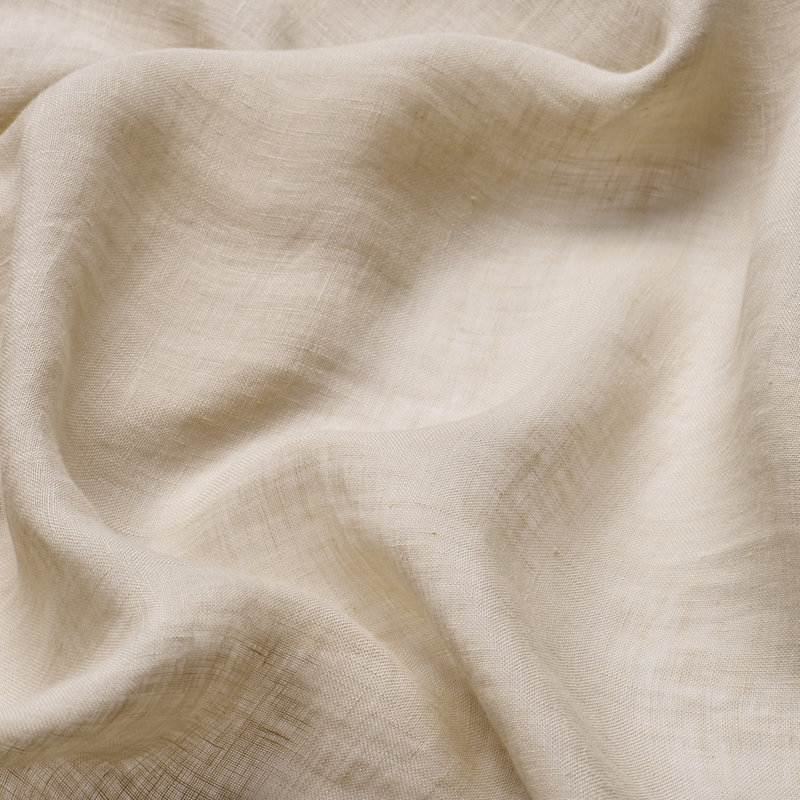Aya Linen Fabric, Sand