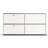 Modular Metal Drawer Sideboard File Cabinet Dining Cabinet Shelf Bookcase 2-Tier Storage-602172959