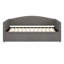 Lit de jour simple avec couchette escamotable allongée, canapé-lit rembourré, modèle simple à très grand pour économiser de l'espace, parfait
 pour chambre d'amis, velours