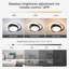 Modern Round LED Dimmable Flush Mount Ceiling Light With Remote
