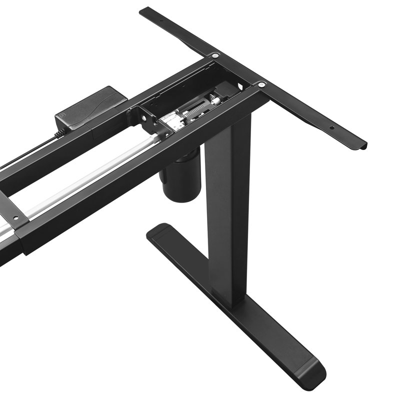 Bureau debout à hauteur ajustable Steyning, Noir