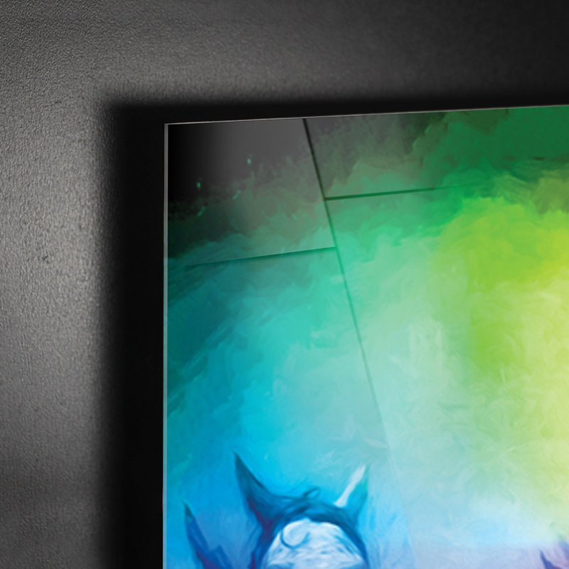 Giallobus - No Frame Painting on Plastic / Acrylic, 65cm H x 95cm W