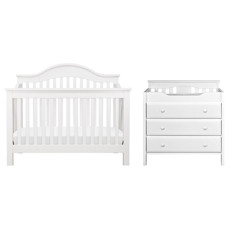 Jayden Convertible Standard Nursery Furniture Set, White