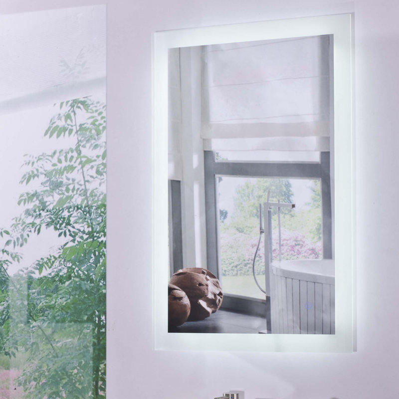 Twombly Rectangle Wall Mirror, 30" H x 24" W