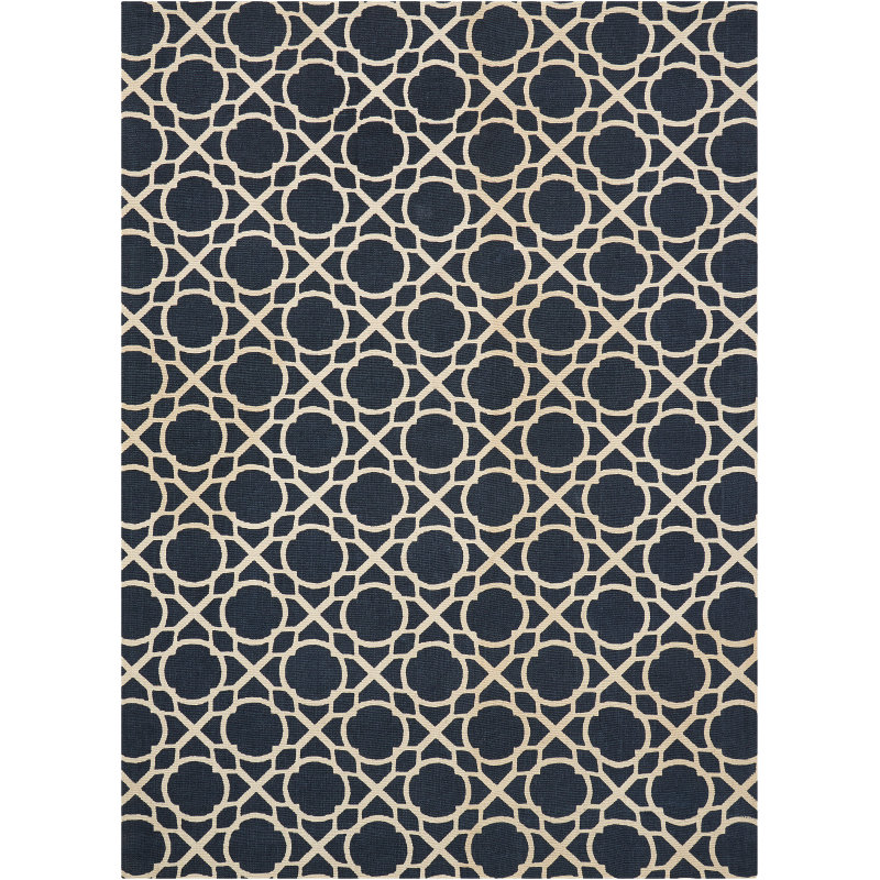 Tapis noir Winegar, Rectangle 2 pi 6 po x 4 pi