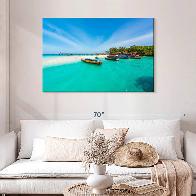 Bateaux Mehar exotiques Zanzibar, H 30 po x l 45 po