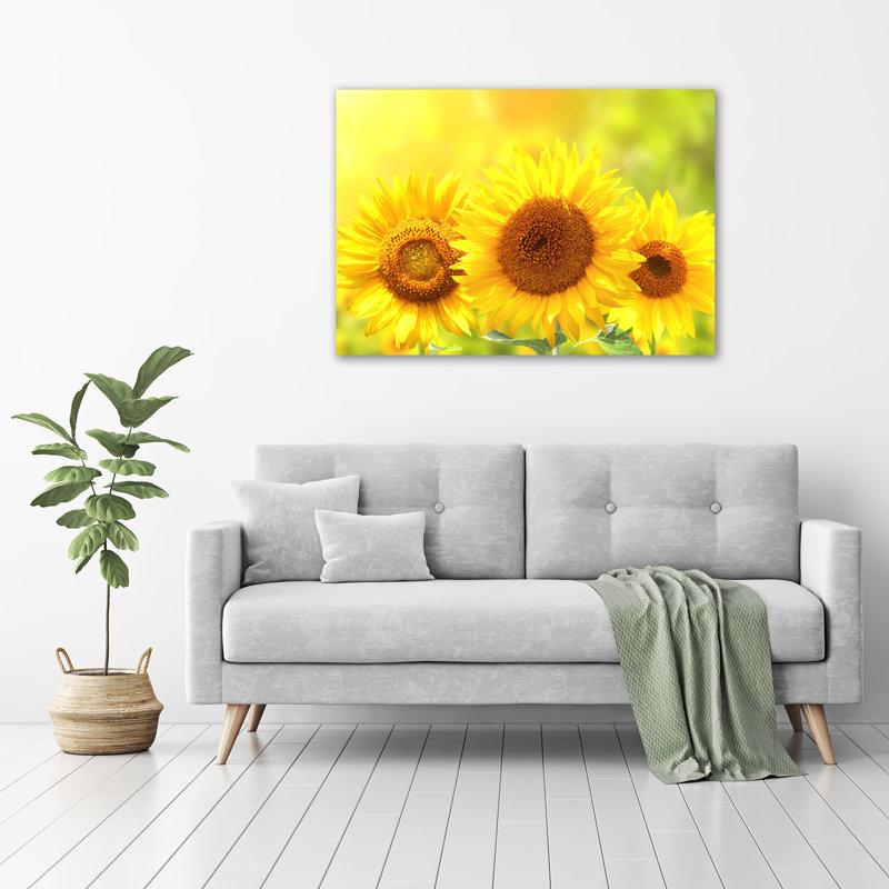 Sunflowers - Wrapped Canvas Print