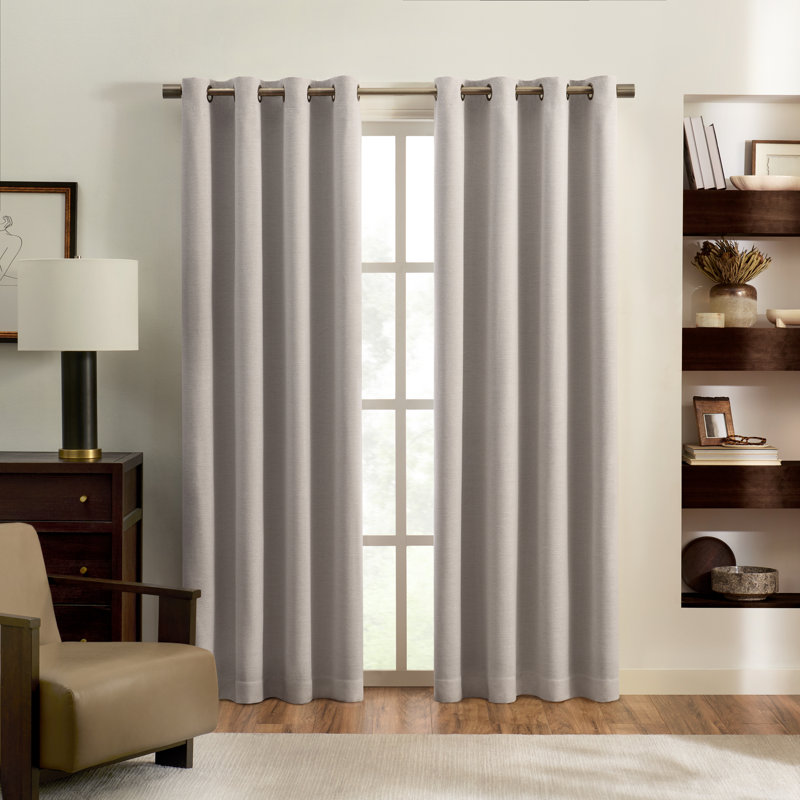 Rideau occultant Eclipse Eames Absolute Zero, Gris, 50 po x 95 po