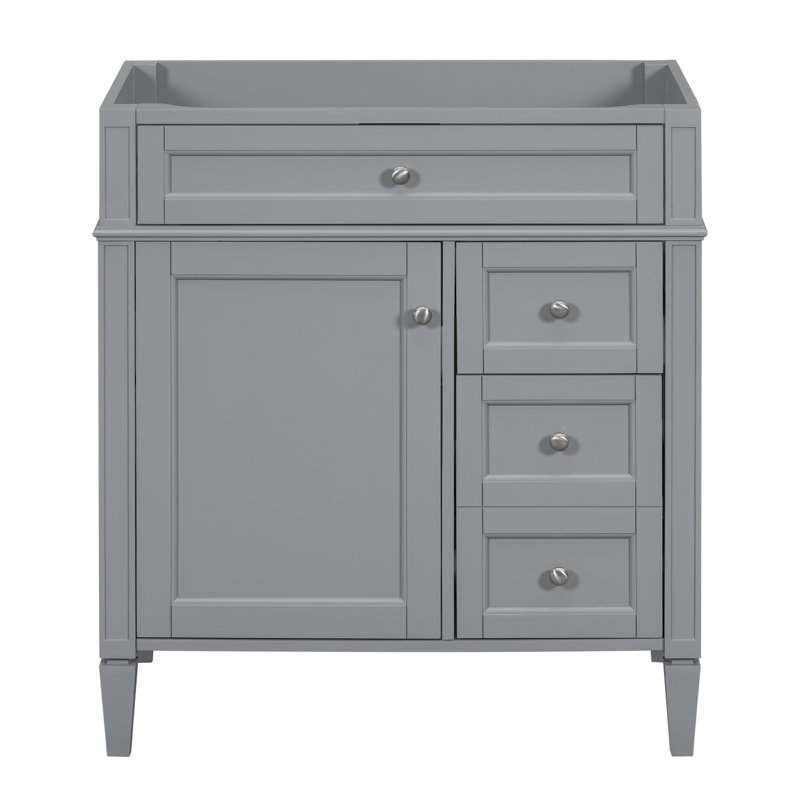 »Meuble-lavabo moderne avec rangement spacieux et 3 tiroirs (lavabo non inclus)