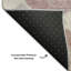 Tapis géométrique de qualité supérieure lavable à la machine Jakiyra AMF1896-841643300