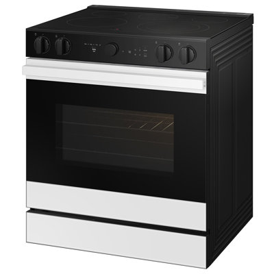 Samsung Bespoke Smart Slide-In Electric Range 6.3 cu. ft. with Air Sous Vide and Air Fry -  NSE6DB850012
