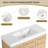 48'' Single Bathroom Vanity with Resin Top