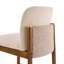 Tabouret de comptoir rembourré en bois (ensemble de 2 pièces)-850638891