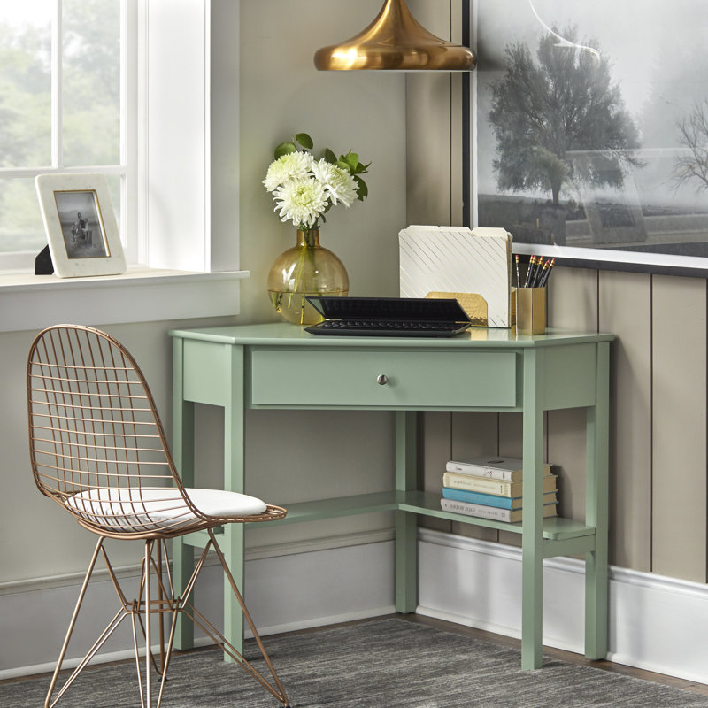 Careyann Corner Writing Desk, Mint