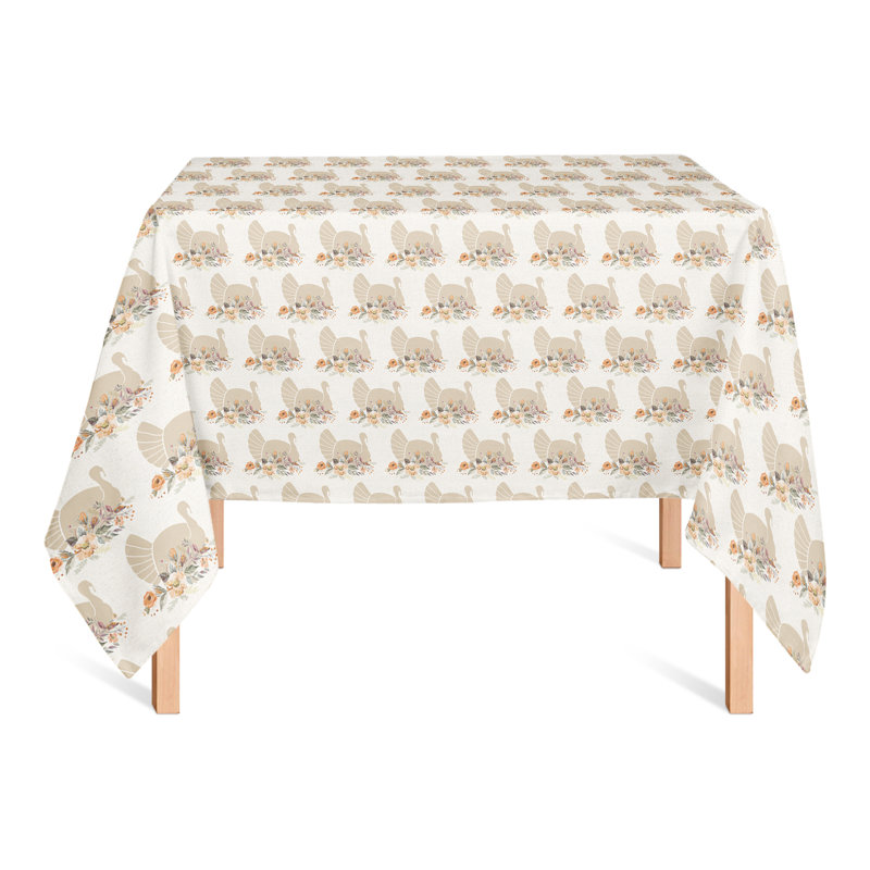 Neutral Turkey Pattern 3 Tablecloth