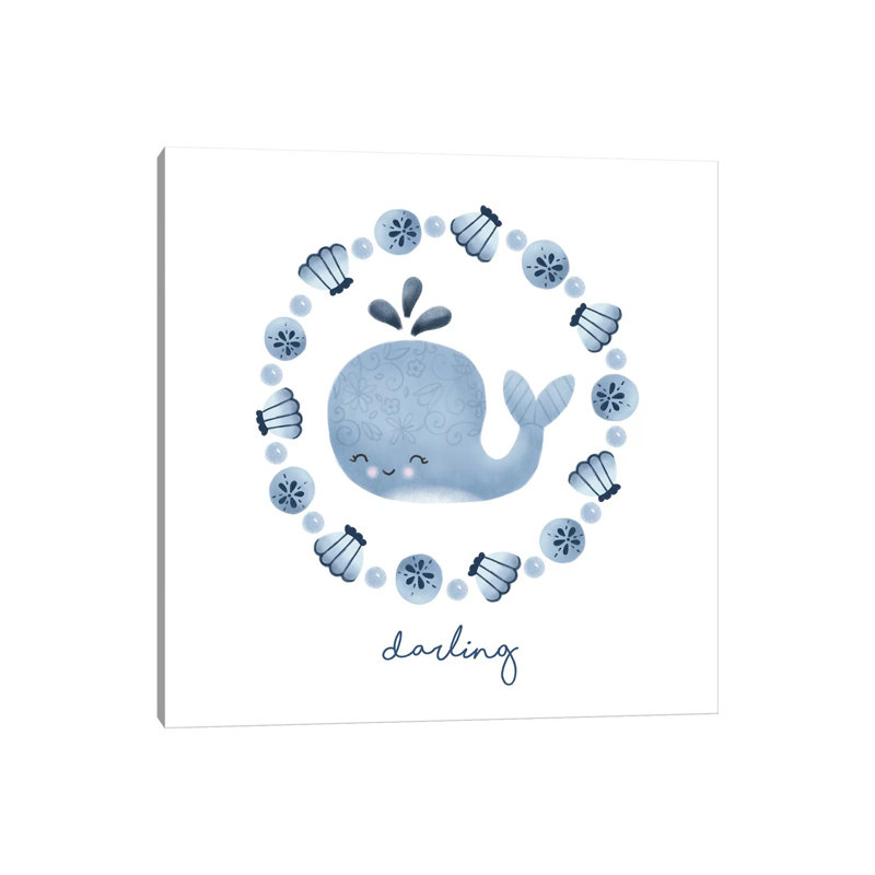Ocean Friends IV by Noonday Design - Wrapped Canvas Gallery-Wrapped Canvas Giclée, 30.48 cm H x 30.48 cm W