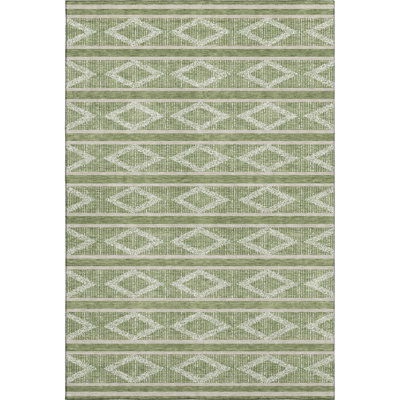 Premium Machine Washable Diskin AMF1029 Geometric Rug