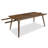 Cleo Extendable Walnut Solid Wood Dining Table-1739254049