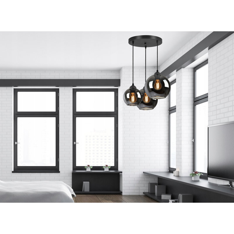 Sarazen 3 - Light Aluminium Sphere Pendant