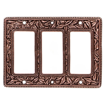 San Michele 3-Gang Rocker Combination Wall Plate