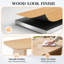 Table basse d'extérieur Quik-Assemble avec structure en aluminium et placage grain de bois; Table basse d'extérieur résistante aux intempéries pour piscine et jardin-1802375265