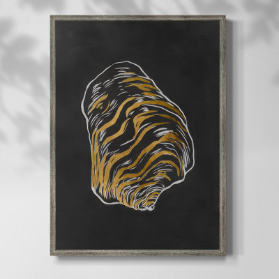 «Night Shell II», reproduction encadrée - bois massif