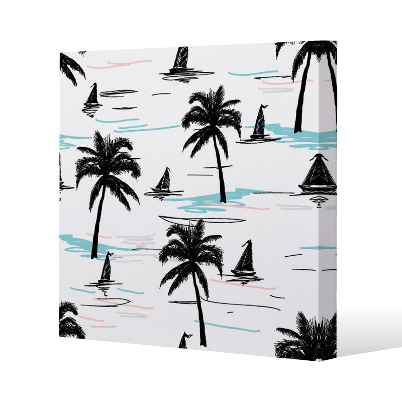 No Title by Andrew Lee - Wrapped Canvas Print