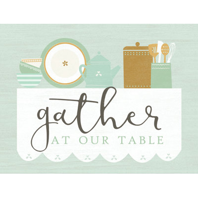 Gather at Our Table - Painting Print