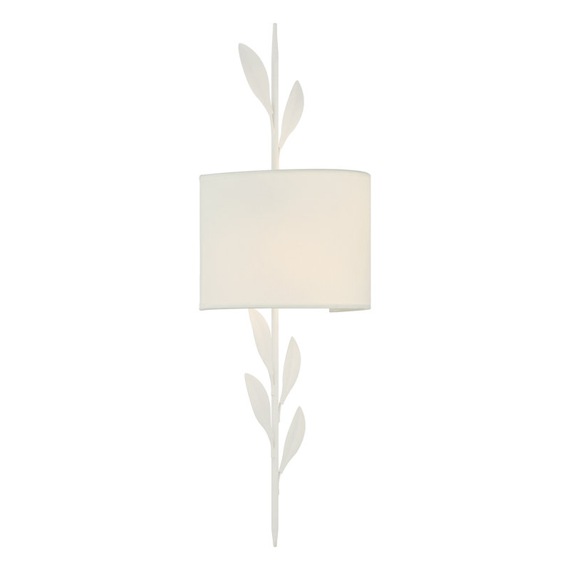 Taliaferro 2 Light Sconce, White