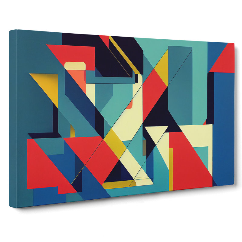 First Rate Abstract Art - Wrapped Canvas, 50cm H x 76cm W x 3cm D