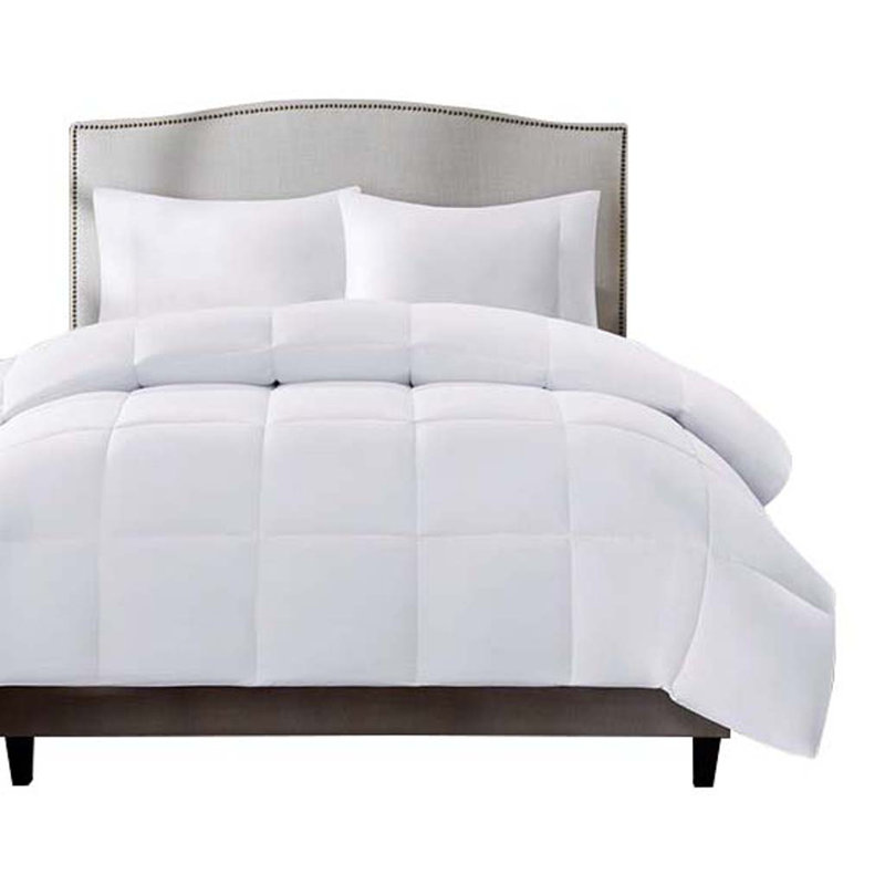 Henry Supreme Down Blend All-Season Comforter with Stain Release Protection, King/Cal King Comforter, White