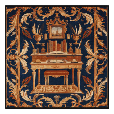 Tapis gris français lavable à la machine