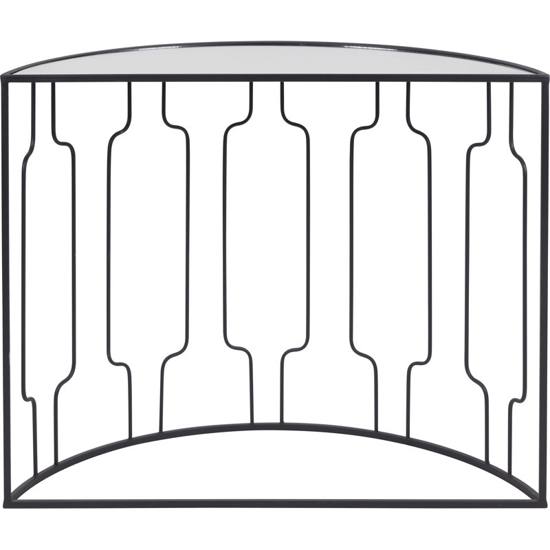Mel 100cm Glass Top Console Table