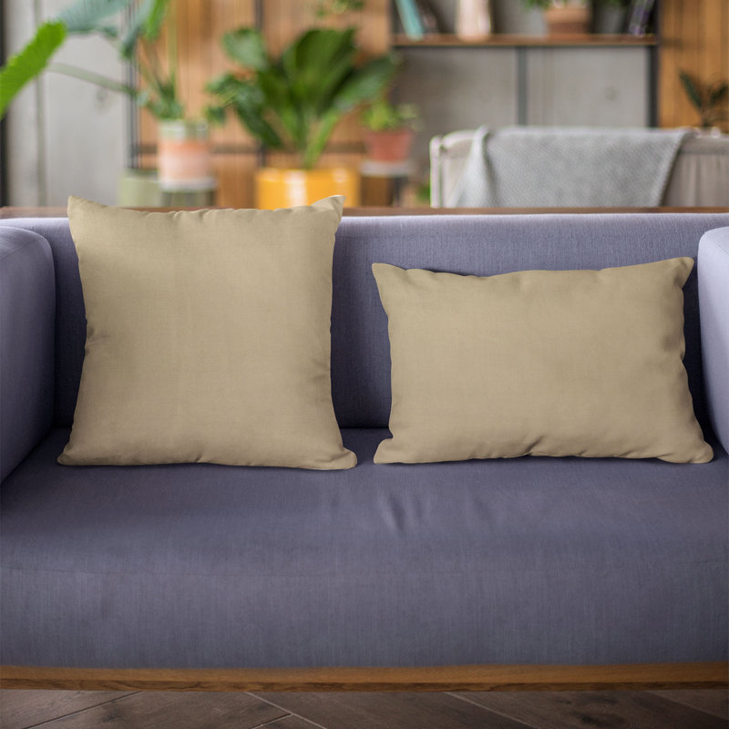 Coussin Plutus, 20 po x 30 po, Sable