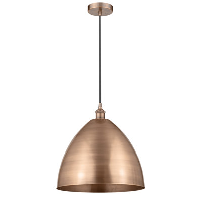 Luminaire suspendu conique à 1 lumière