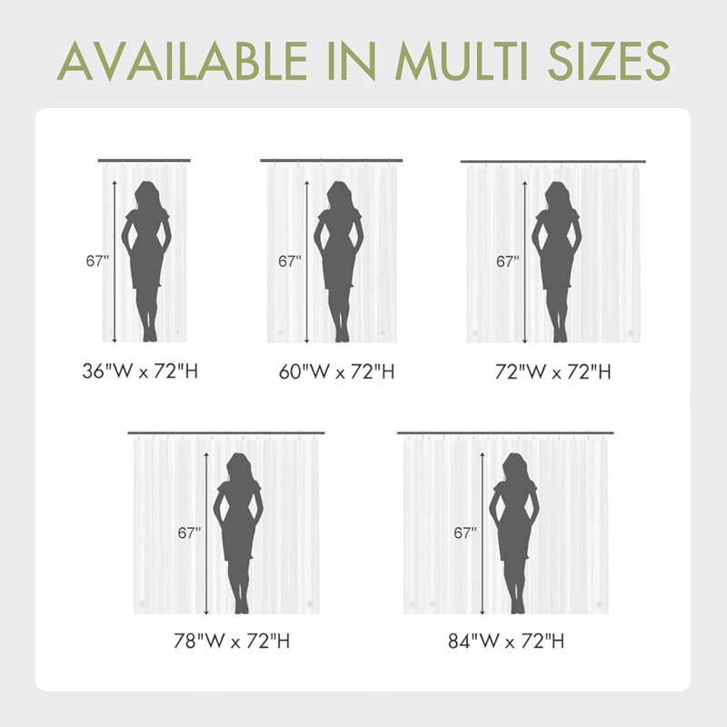Rideau de douche bleu et blanc Batik, L 72 po x l 84 po