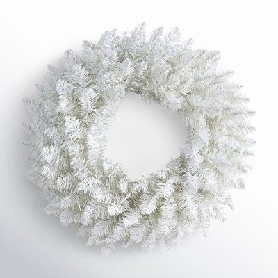 The Holiday Aisle® 18" Pre-Lit Spruce Wreath