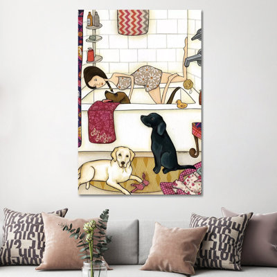 «Live Laugh Labs» par Jamie Morath, impression sur toile tendue