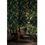 Papier peint floral tropical, oiseaux tropicaux-2009646178