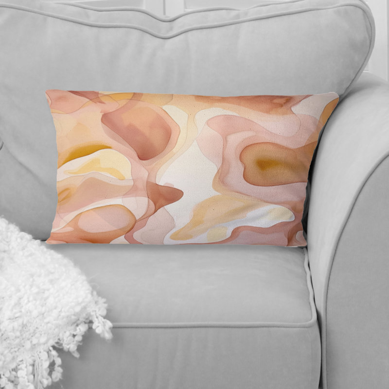 Coussin Nutshell Abstractions Abstract Watercolor II - Abstract Shapes